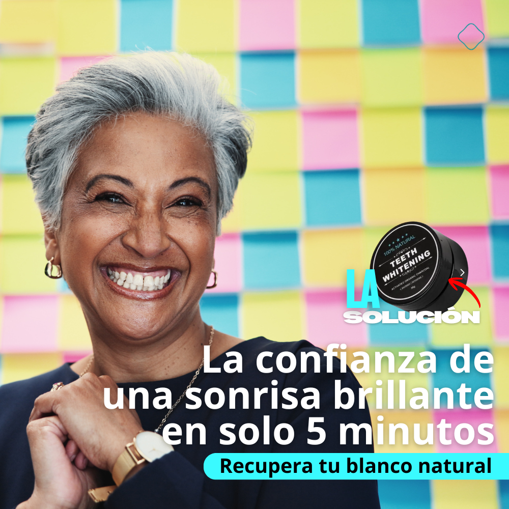 PureWhite™ - Carbón Activado Pro: Suena a tratamiento clínico y profesional.