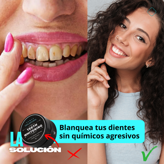 PureWhite™ - Carbón Activado Pro: Suena a tratamiento clínico y profesional.