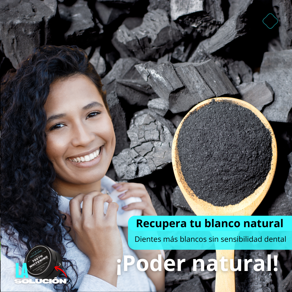 PureWhite™ - Carbón Activado Pro: Suena a tratamiento clínico y profesional.
